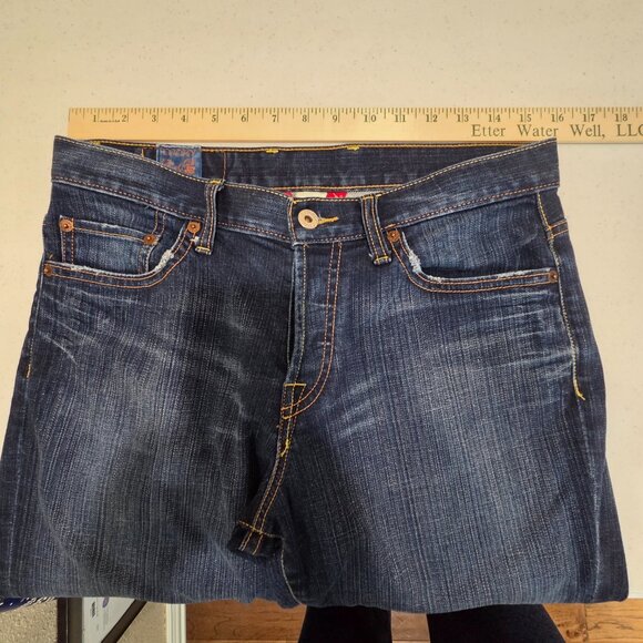 Lucky Brand Vintage Womens 6/28 Cropped Light Distressed Denim Jeans - Picture 10 of 11